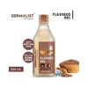 Dermalist Flaxseed Gel For Hair & Skin Frizz-Control Smoothening Moisture Rich Soft Long Hair(300 ml)