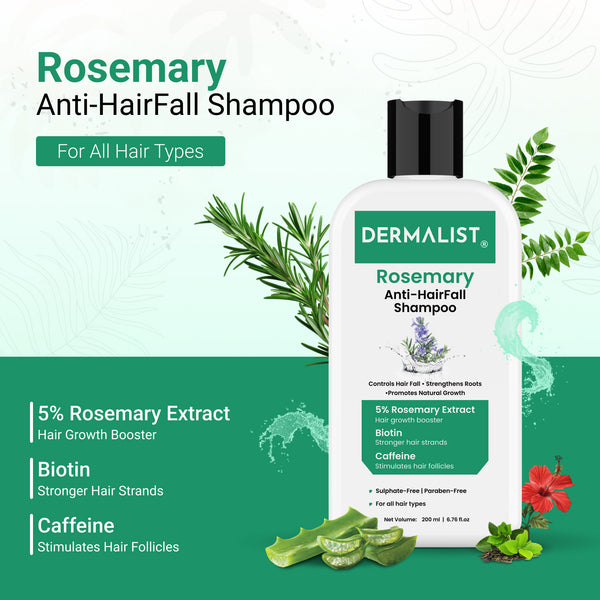 Dermalist Rosemary Anti Hair Fall Shampoo (200 ml)