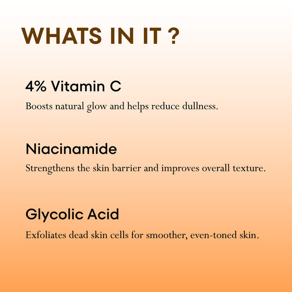 Dermalist Brightening Body Wash - 4% Vitamin C + Niacinamide Shower Gel for Women & Men(245 ml)