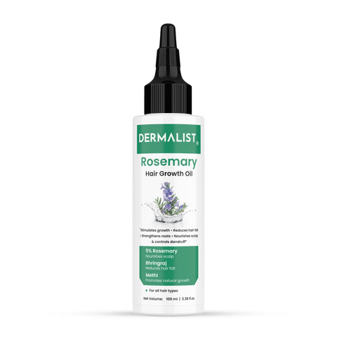 Dermalist Rosemary Hair Growth Oil | Reduces Hair Fall & Strengthens Hair | Hair Growth Hair Oil  (100 ml)