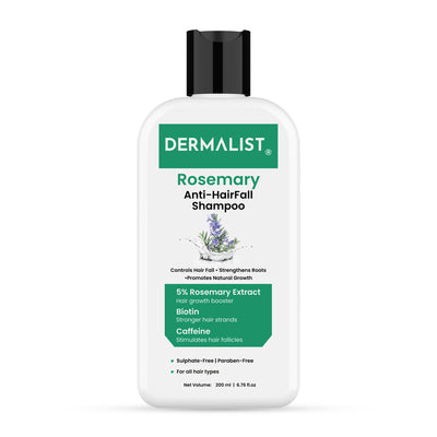 Dermalist Rosemary Anti Hair Fall Shampoo for Reducing Hair Loss & Breakage & Hair Growth  (200 ml)
