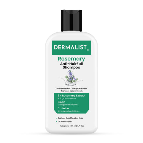 Dermalist Rosemary Anti Hair Fall Shampoo for Reducing Hair Loss & Breakage & Hair Growth  (200 ml)