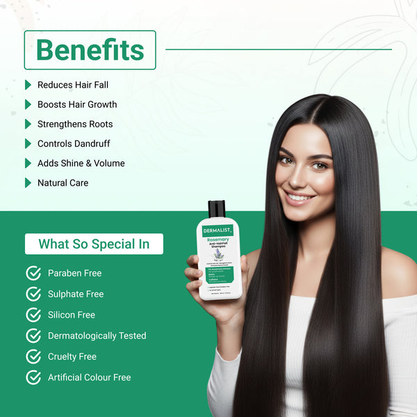 Dermalist Rosemary Anti Hair Fall Shampoo (200 ml)