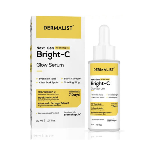 Dermalist 10% Advance Vitamin C Serum With Hyaluronic Acid & Ferulic Acid Mandarin Orange Ext For Skin Brightening Men and Women  (10 ml)