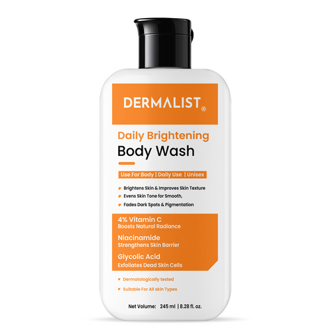 Dermalist Brightening Body Wash Shower Gel for Women & Men (245 ml)
