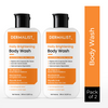 Dermalist Brightening Body Wash - 4% Vitamin C + Niacinamide Shower Gel for Women & Men(2 x 245 ml)