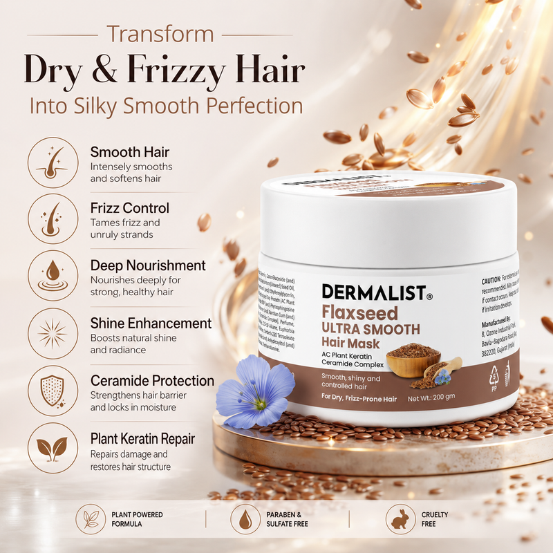 Dermalist Flaxseed Ultra Smooth Hair Mask  200 g