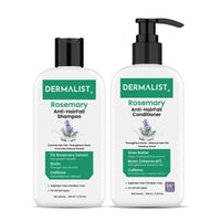 Dermalist Rosemary Anti Hairfall Regime| Advanced Shampoo & Conditioner | Reduces Hair Fall & Strengthens Hair  (2 Items in the set)