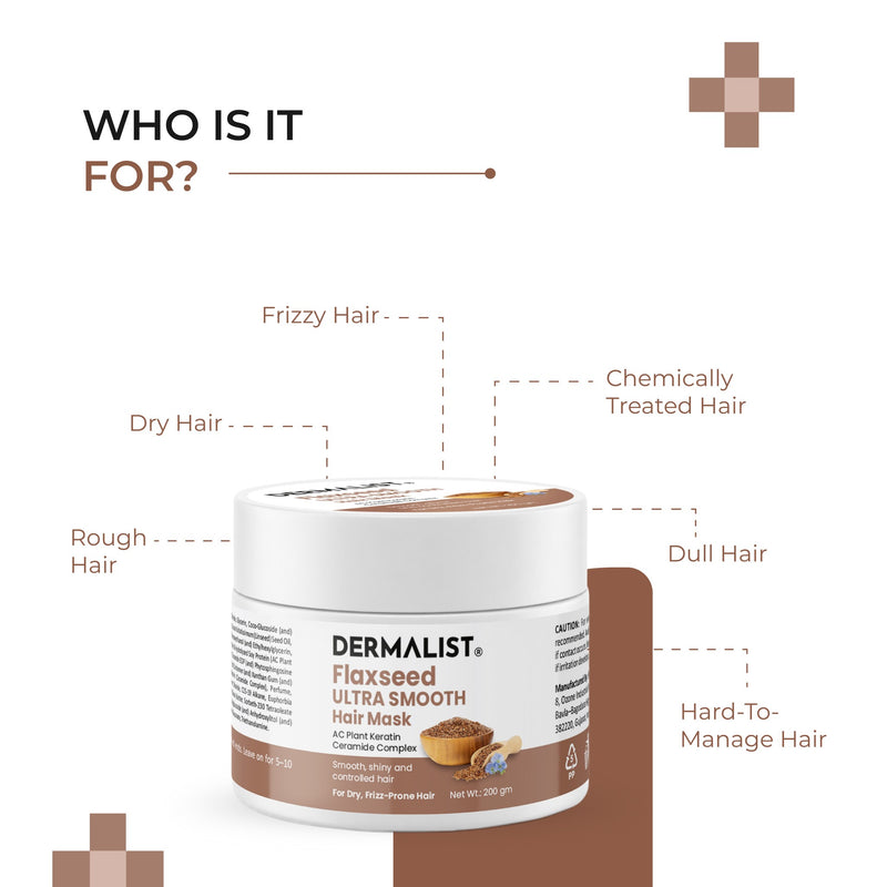 Dermalist Flaxseed Ultra Smooth Hair Mask 200 g