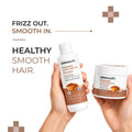 Dermalist Flaxseed Ultra Smooth Shampoo & Hair Mask Combo | Hydrolysed Keratin,AC Plant Keratin,Ceramide complex | Frizz Control | Pack of 2 (450ml)
