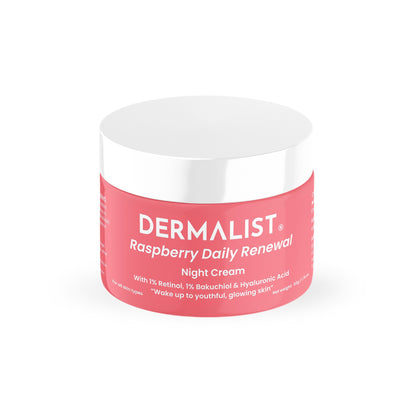 Dermalist Raspberry Daily Renewal Anti Ageing Night Cream 50 g