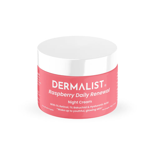 Dermalist Raspberry Daily Renewal Anti Ageing Night Cream 50 g