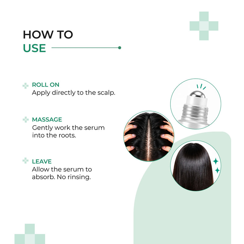 Dermalist Rosemary Advanced Hair Growth Serum Roll-On (Pack of 2)