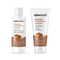 Dermalist Flaxseed Ultra Smooth Shampoo & Conditioner Combo | Keratin, Argan Oil & Amino Acids | Frizz Control | Pack of 2 (350ml)