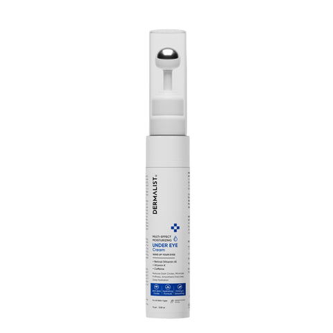 Dermalist Multi-Effect Moisturizing Under Eye Cream | With Retinal, Vitamin K & Caffeine | Reduces Dark Circles, Puffiness, Fine Lines & Wrinkles | For Men & Women | 15 gm