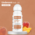 Dermalist 5% AHA BHA Peach Fragrance Underarm Roll For Men & Women 40 ml
