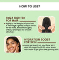 Dermalist Flaxseed Gel Hair & Skin Frizz-Control Smoothening Moisture Rich Soft Long Hair 300 ml