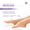 Dermalist Instant Callus Remover Spray for Feet |Foot  Callus Exfoliator For Hard, Rough & Dry Skin | One Step Pedicure Foot Care| Soft-looking Skin | 100ml