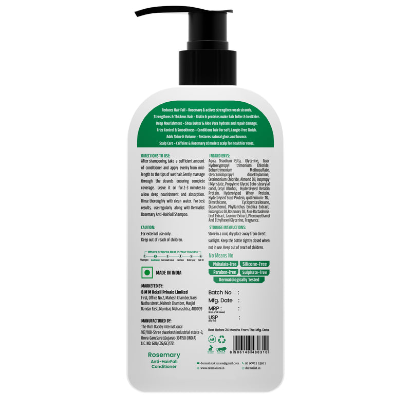 Dermalist Rosemary Anti Hair Fall Conditioner 200 ml