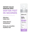Dermalist Instant Callus Remover Spray for Feet | Foot Callus Exfoliator For Hard, Rough & Dry Skin | One Step Pedicure Foot Care| Soft-looking Skin | 100ml